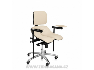 Ergonomická židle Ásana Medic Dent Ekokůže, Creme